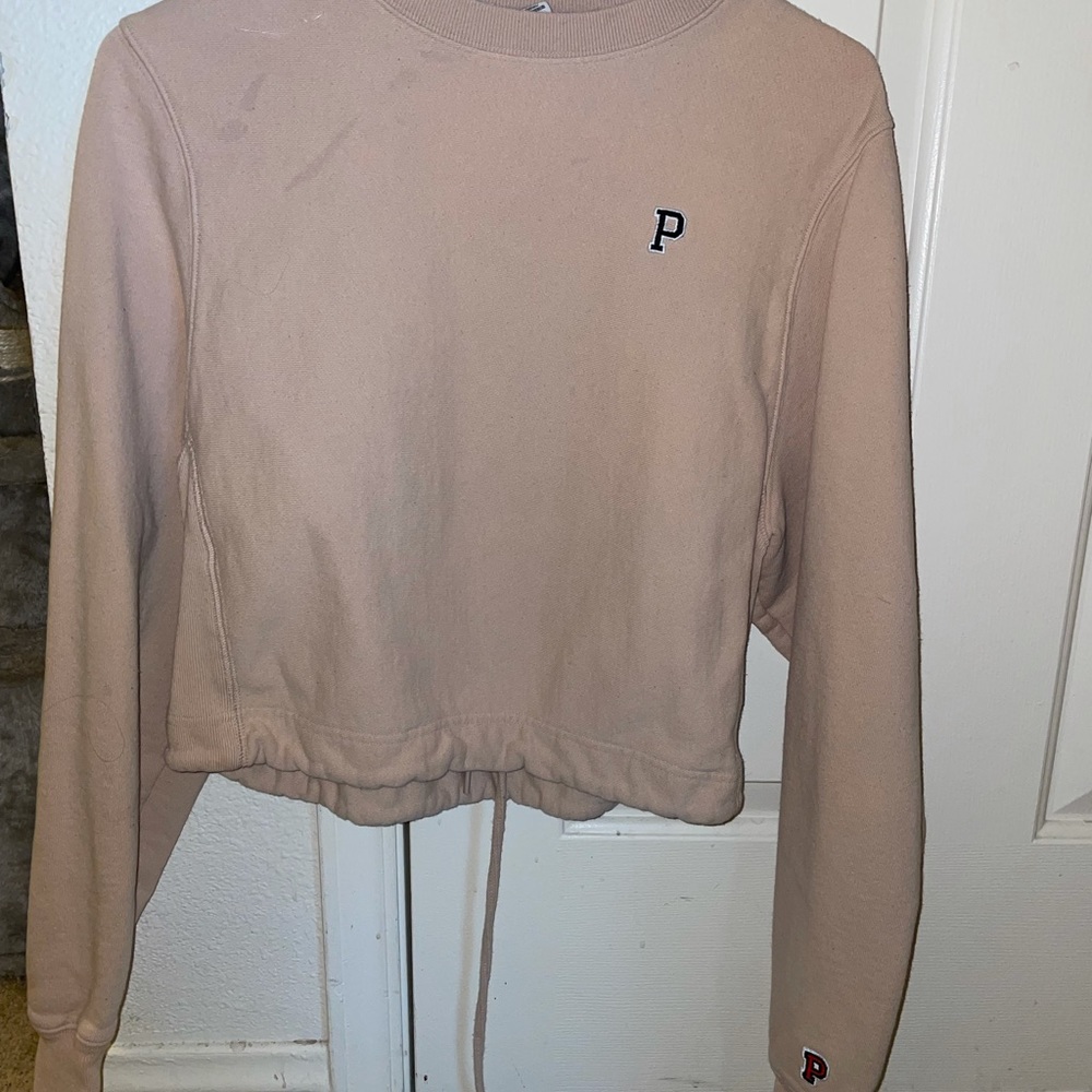Gently worn PINK work out crew neck